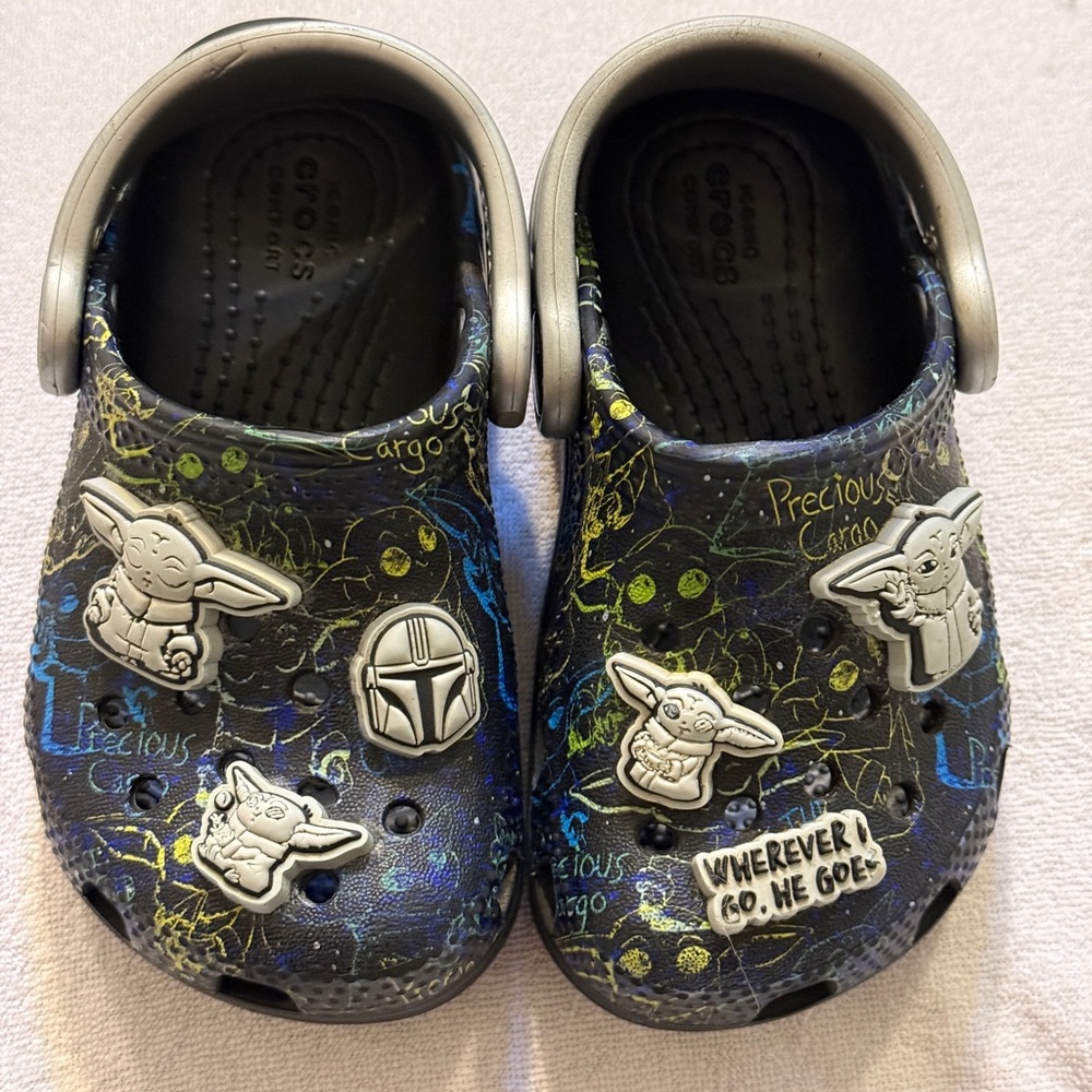 Toddler star wars crocs size c6